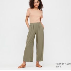 Crepe Jersey Wide leg Pants